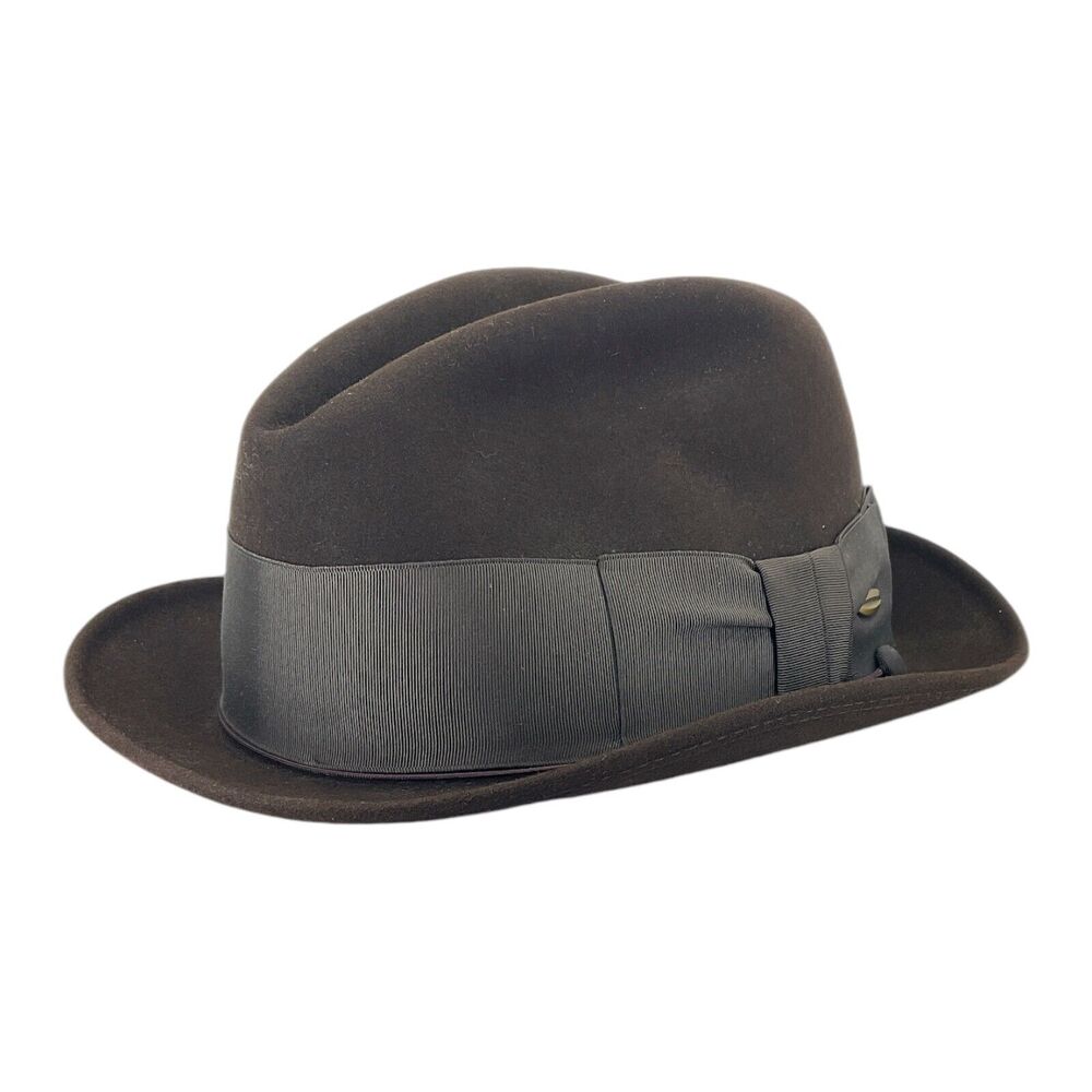 Fedora‎ Hat Brown Champ Kasmir Finish Western Hills McAlpins Gentlemens Corner 7